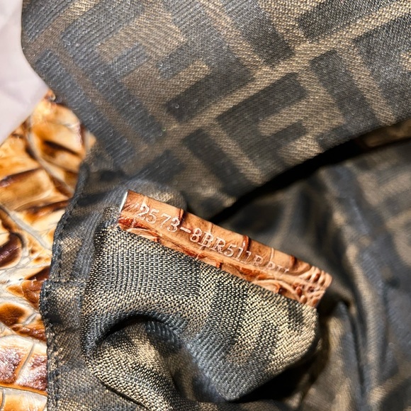 Limited Edition Fendi Spy bag Alligator Crocodile Iconic Bag Purse - Picture 12 of 13